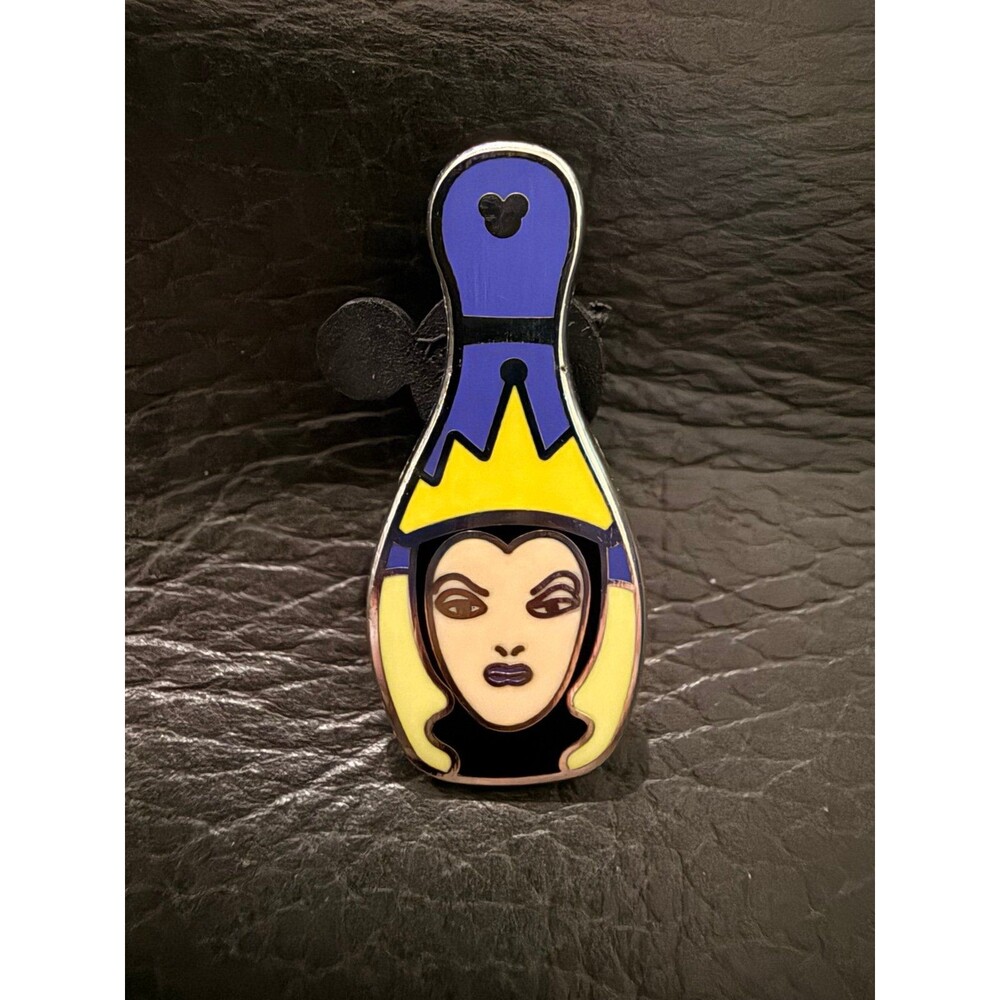 2008 Disney Pin Evil Queen Bowling Pin Hidden Mickey Snow White